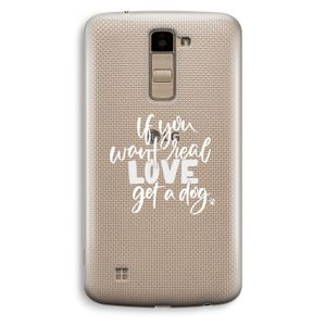 Partner in crime: LG K10 (2016) Transparant Hoesje