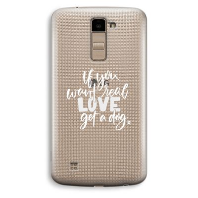 Partner in crime: LG K10 (2016) Transparant Hoesje