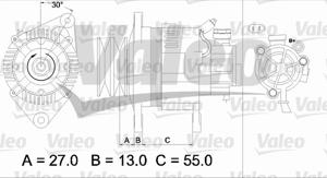 Valeo Alternator/Dynamo 437147