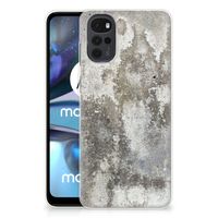 Motorola Moto G22 TPU Siliconen Hoesje Beton Print - thumbnail