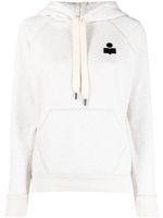 MARANT ÉTOILE hoodie Malibu à logo floqué - Tons neutres