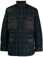 Maharishi veste à motif tartan - Noir - thumbnail