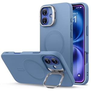 iPhone 16 Cloud Soft Case with Stash Stand (HaloLock) Blue