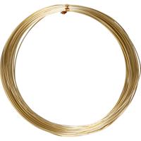 Creativ Company Alu draad, rond, dikte 1 mm, goud, 16 m/ 1 rol