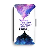 Stars quote: iPhone XS Max Flip Hoesje