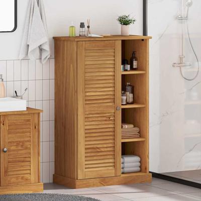 Badkamerkast met opslag VIGO Honingbruin 67.5 x 34 x 110 cm