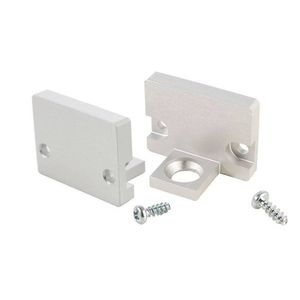 Deko Light 980021 P-AU-10-12 Eindkappen-set Aluminium (b x h x d) 11 x 13.60 x 18.20 mm 1 stuk(s)