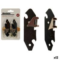 Blikopener 25906 25906 Zwart Zilverkleurig 1 x 15 x 9 cm 9 x 15 x 1,5 cm (12 Stuks)