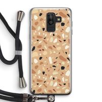 Terrazzo N°17: Samsung Galaxy J8 (2018) Transparant Hoesje met koord