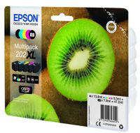 Epson Multipack 202XL 13.8ml 550pagina's 650pagina's Zwart, Cyaan, Foto zwart, Geel inktcartridge - thumbnail