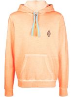 Marcelo Burlon County of Milan hoodie à logo brodé - Orange