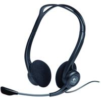 Logitech PC 960 On Ear headset Computer Kabel Stereo Zwart Ruisonderdrukking (microfoon) Volumeregeling, Microfoon uitschakelbaar (mute)