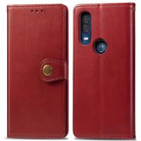 Retro effen kleur lederen gesp mobiele telefoon bescherming lederen draagtas met Lanyard & fotolijstjes & kaartsleuf & portemonnee & beugel functie vo
