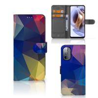 Motorola Moto G31 | G41 | Book Case | Polygon Dark