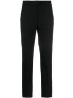 Maison Close lace-stripe virgin-wool blend tailored pants - Noir