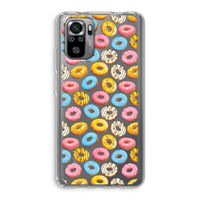 Pink donuts: Xiaomi Redmi Note 10S Transparant Hoesje