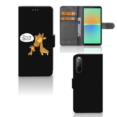Sony Xperia 10 IV Leuk Hoesje Giraffe Sony Xperia 10 IV Leuk Hoesje Giraffe