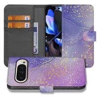 Book Case Google Pixel 10 Pro XL | Watercolor Paars