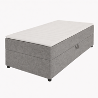 2dekans Opberg Box Links 70 x 200 Grijs - incl. Matras (Niet in originele verpakking - Kans op schade)