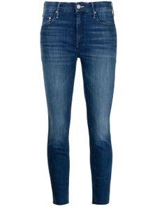 MOTHER jean skinny à taille basse - Bleu