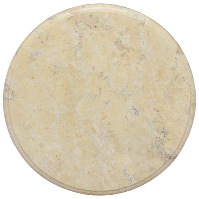 Tafelblad 40x2,5 cm marmer crmekleurig