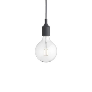 Muuto E27 Hanglamp LED - Donkergrijs