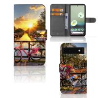 Google Pixel 6A | Flip Cover | Amsterdamse Grachten | Portemonnee hoesje
