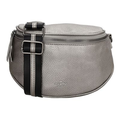 Charm London Crossbody Schoudertas/Heuptas New York Pewter