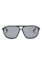 TOM FORD Eyewear lunettes de soleil Bruce à monture navigateur - Noir - thumbnail