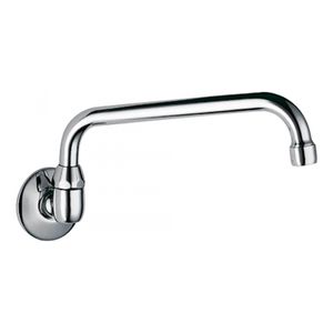 Tres Selection inbouw uitloop draaibaar 29 cm messing chroom