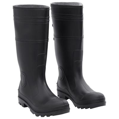 VidaXL Regenlaarzen maat 42 pvc zwart