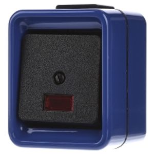 375998  - Push button 1 change-over contact blue 375998