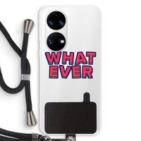 Whatever: Huawei P50 Transparant Hoesje met koord