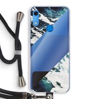 Golven: Huawei Y6s Transparant Hoesje met koord