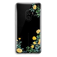 Gele bloemen: Xiaomi Mi Mix 2 Transparant Hoesje - thumbnail
