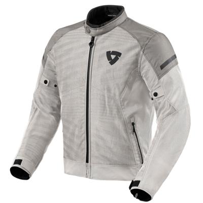 REV'IT! Torque 2 H2O, Doorwaai motorjas heren, Zilver Grijs