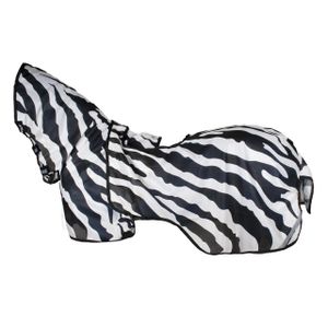 Bucas Buzz-off Riding Zebra zwart/wit maat:185