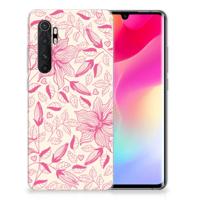 Xiaomi Mi Note 10 Lite | TPU Case | Pink Flowers