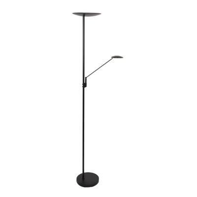 Steinhauer Zwarte leeslampDaphne met extra leeslamp - 3392ZW