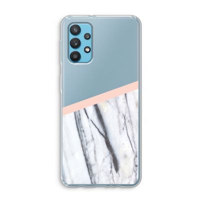 A touch of peach: Samsung Galaxy A32 4G Transparant Hoesje