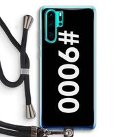 #9000: Huawei P30 Pro Transparant Hoesje met koord