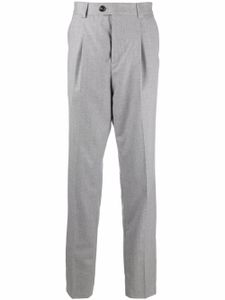 Brunello Cucinelli pantalon de costume plissé - Gris