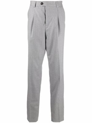 Brunello Cucinelli pantalon de costume plissé - Gris