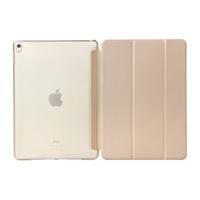 Pure kleur samenvoegen horizontale Flip lederen case voor iPad Pro 10 5 inch/iPad Air (2019) met houder (goud)