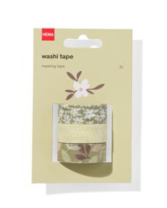 HEMA Washi Tapes Groen - 3 Stuks