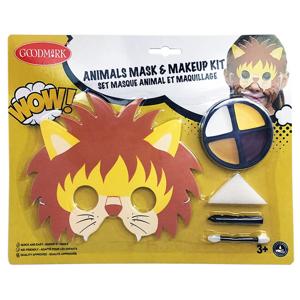 Verkleedset leeuw - masker en schmink set - kinderen - leeuwenmasker - Carnaval