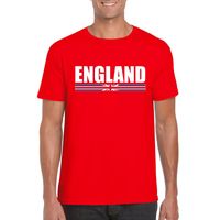 Rood Engeland supporter t-shirt voor heren