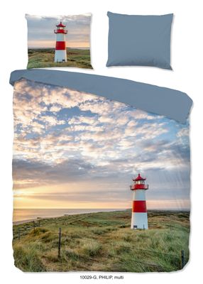Good Morning Dekbedovertrek "vuurtoren in de duinen" - Multi - (200x200/220 cm) - Katoen Good Morning Dekbedovertrek "vuurtoren in de duinen" - Multi - (200x200/220 cm) - Katoen