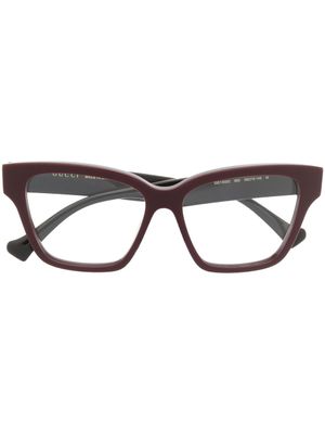 Gucci Eyewear lunettes de vue d'inspiration wayfarer - Rouge