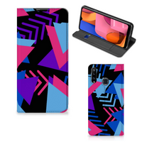 Samsung Galaxy A20s Stand Case Funky Triangle - thumbnail